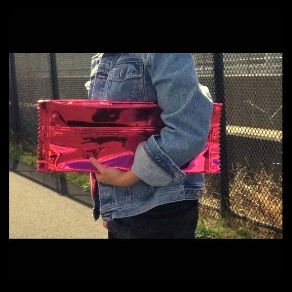 Maison Martin Margiela for H&M Handbags - Maison Margiela for H&M giant candy wrapper clutch